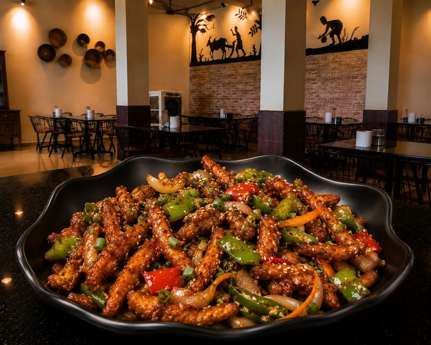 Veg Crispy - Veg dish at The Farmer's Kitchen Shirwal